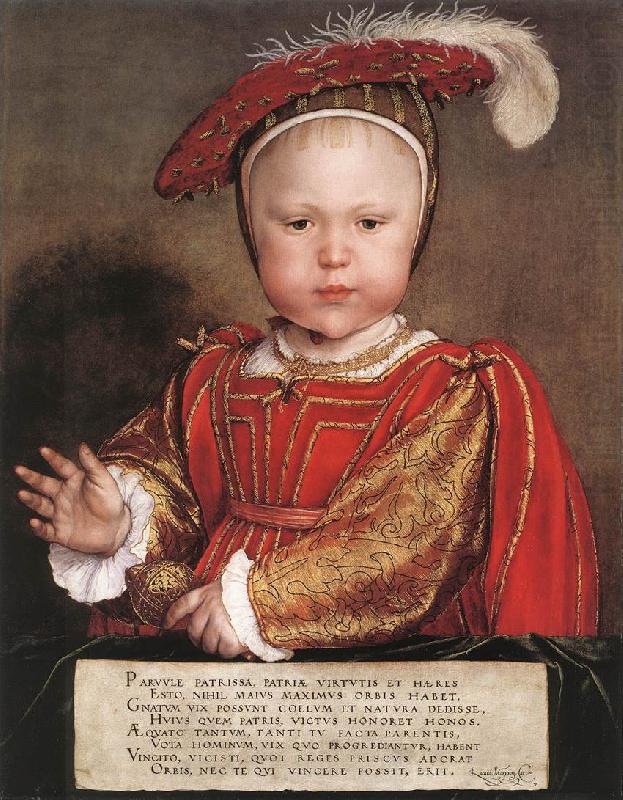 HOLBEIN, Hans the Younger Portrait of Edward, Prince of Wales sg china oil painting image